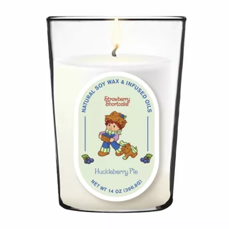 Courtside Market Strawberry Shortcake 14 Oz Huckleberry Pie Pill Shape Scented Jar Candle