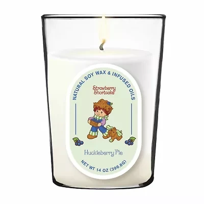 Courtside Market Strawberry Shortcake 14 Oz Huckleberry Pie Pill Shape Scented Jar Candle