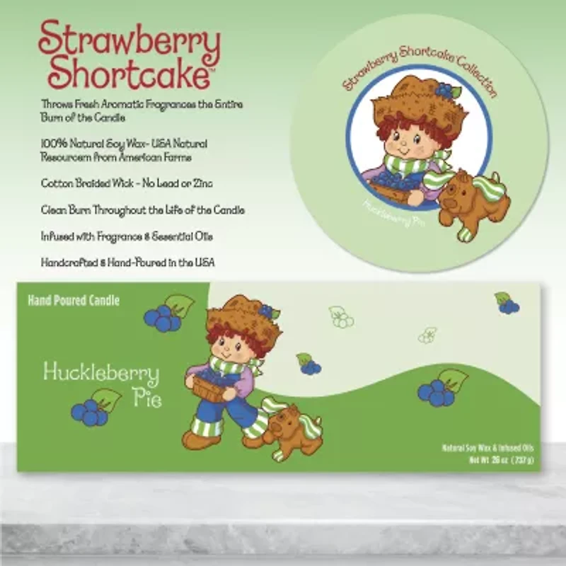 Courtside Market Strawberry Shortcake 26 Oz Huckleberry Pie Wave Scented Jar Candle