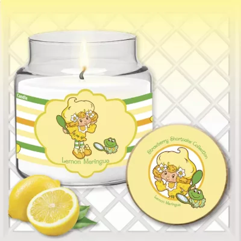 Courtside Market Strawberry Shortcake Oz Lemon Meringue Striped Scented Jar Candle