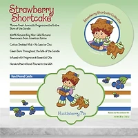 Courtside Market Strawberry Shortcake 26 Oz Huckleberry Pie Striped Scented Jar Candle