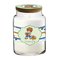 Courtside Market Strawberry Shortcake 26 Oz Huckleberry Pie Striped Scented Jar Candle