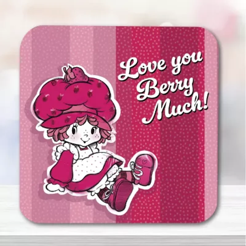 Courtside Market Strawberry Shortcake 20 Oz Love You Berry Much Candy Dish Scented Jar Candle