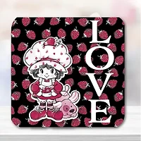 Courtside Market Strawberry Shortcake 20 Oz Love Candy Dish Scented Jar Candle