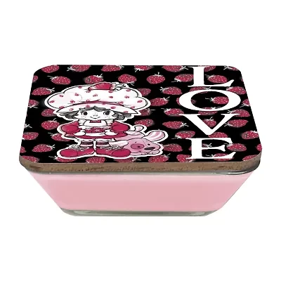 Courtside Market Strawberry Shortcake 20 Oz Love Candy Dish Scented Jar Candle