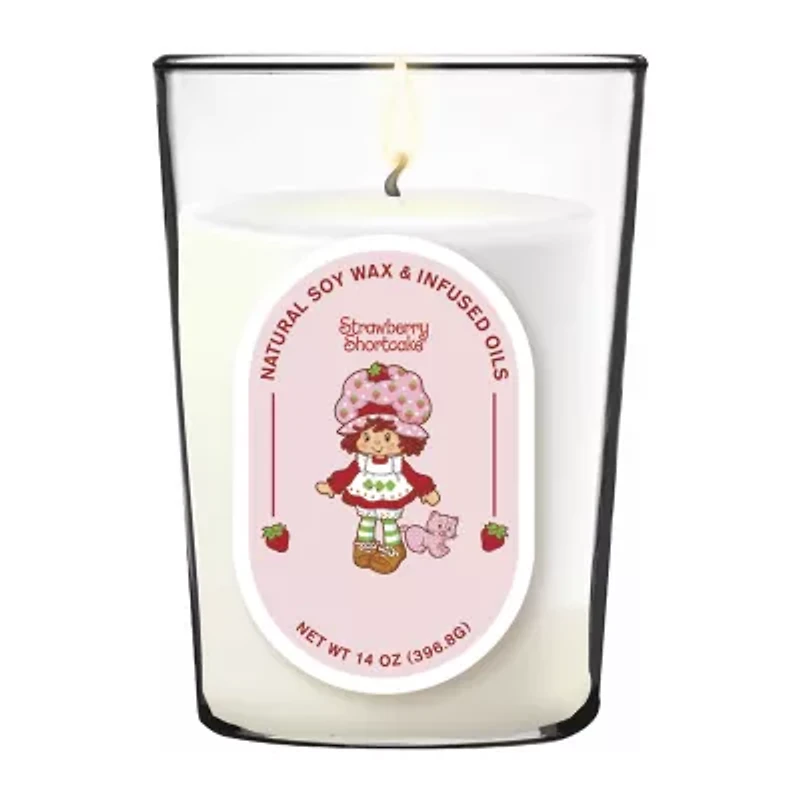 Courtside Market Strawberry Shortcake 14 Oz Raspberry Tart Pill Shape Scented Jar Candle