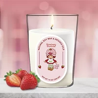 Courtside Market Strawberry Shortcake 14 Oz Raspberry Tart Pill Shape Scented Jar Candle
