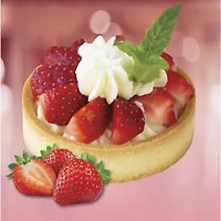 Courtside Market Strawberry Shortcake 14 Oz Raspberry Tart Pill Shape Scented Jar Candle