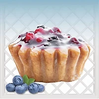 Courtside Market Strawberry Shortcake 18 Oz Blueberry Muffin Striped Scented Jar Candle