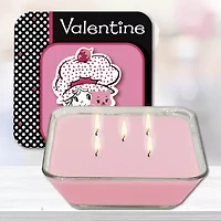 Courtside Market Strawberry Shortcake 20 Oz Barry Besties Candy Dish Scented Jar Candle