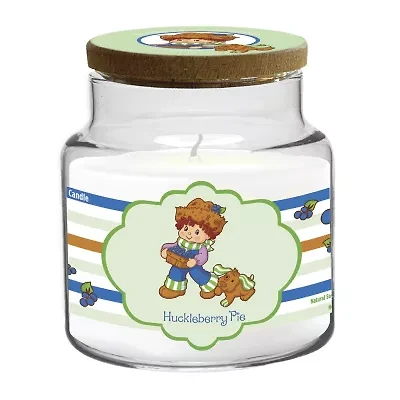 Courtside Market Strawberry Shortcake 18 Oz Huckleberry Pie Striped Scented Jar Candle