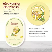 Courtside Market Strawberry Shortcake 14 Oz Lemon Meringue Pill Shape Scented Jar Candle