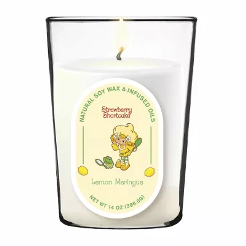 Courtside Market Strawberry Shortcake 14 Oz Lemon Meringue Pill Shape Scented Jar Candle