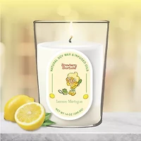 Courtside Market Strawberry Shortcake 14 Oz Lemon Meringue Pill Shape Scented Jar Candle