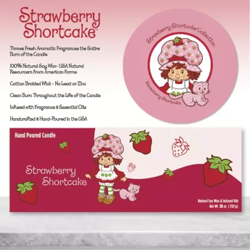 Courtside Market Strawberry Shortcake 26 Oz Wave Scented Jar Candle