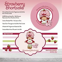Courtside Market Strawberry Shortcake 26 Oz Strawberry Shortcake Striped Scented Jar Candle