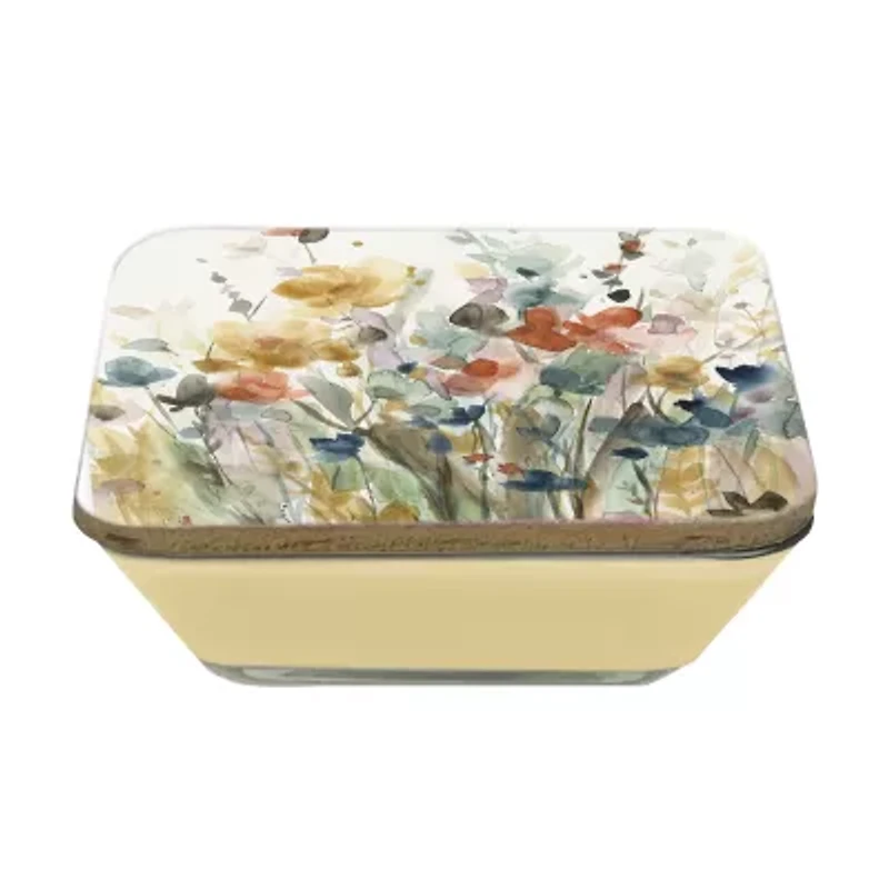 Courtside Market In Full Bloom 3-In-1 20oz Soy Wax With Decorative Art Lid Scented Jar Candle