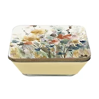 Courtside Market In Full Bloom 3-In-1 20oz Soy Wax With Decorative Art Lid Scented Jar Candle