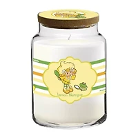 Courtside Market Strawberry Shortcake 26 Oz Lemon Meringue Striped Scented Jar Candle