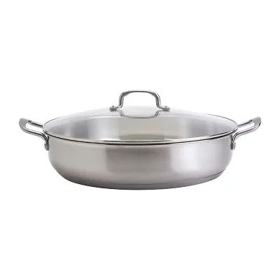 Jenny Martinez Stainless Steel 10-qt. Braising Pan