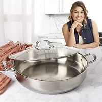 Jenny Martinez Stainless Steel 10-qt. Braising Pan