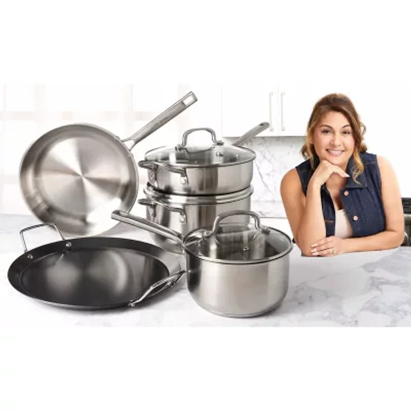 Jenny Martinez Stainless Steel 8-pc. Cookware Set