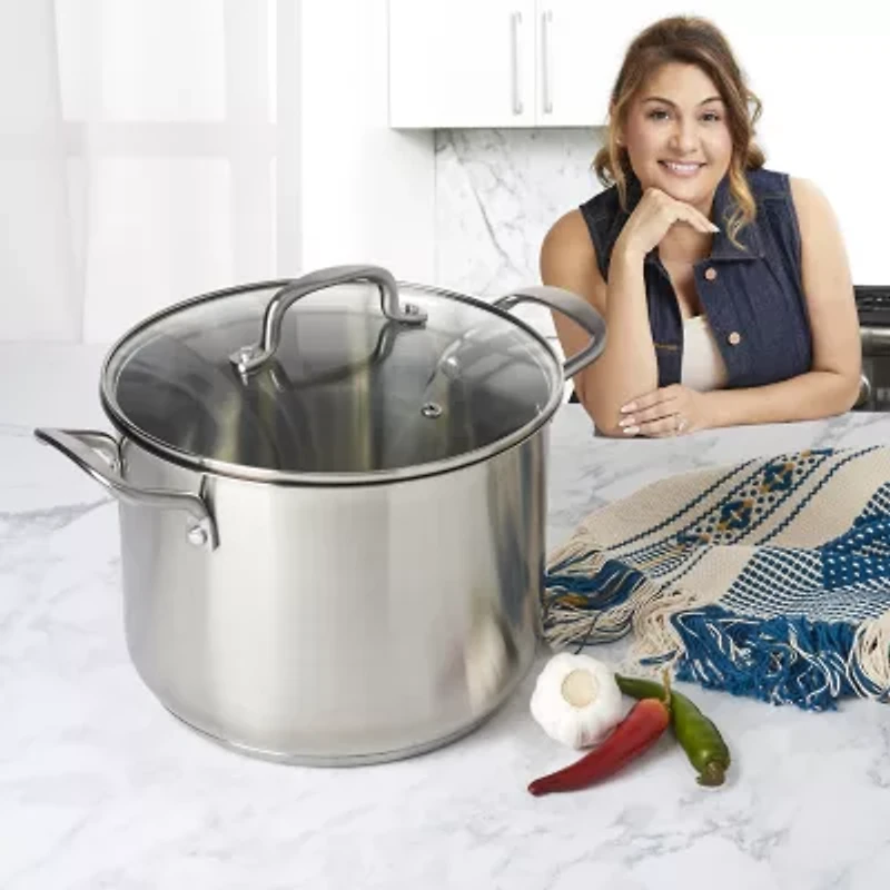 Jenny Martinez Stainless Steel 8-qt. Stockpot