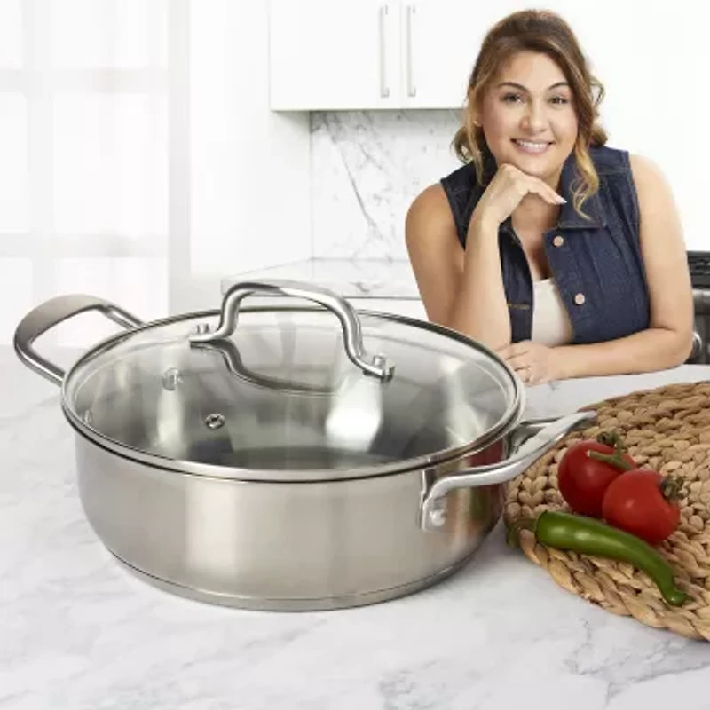 Jenny Martinez Stainless Steel 3.5-qt. Saute Pan