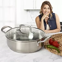 Jenny Martinez Stainless Steel 3.5-qt. Saute Pan