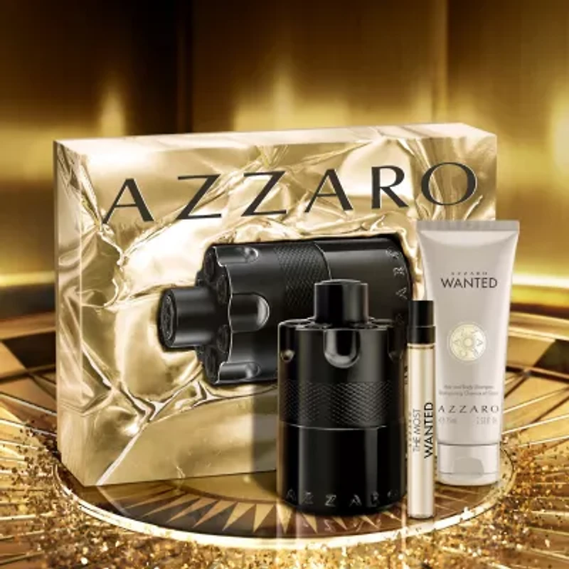 Azzaro The Most Wanted Eau De Parfum Intense 3-Pc Gift Set ($190 Value)