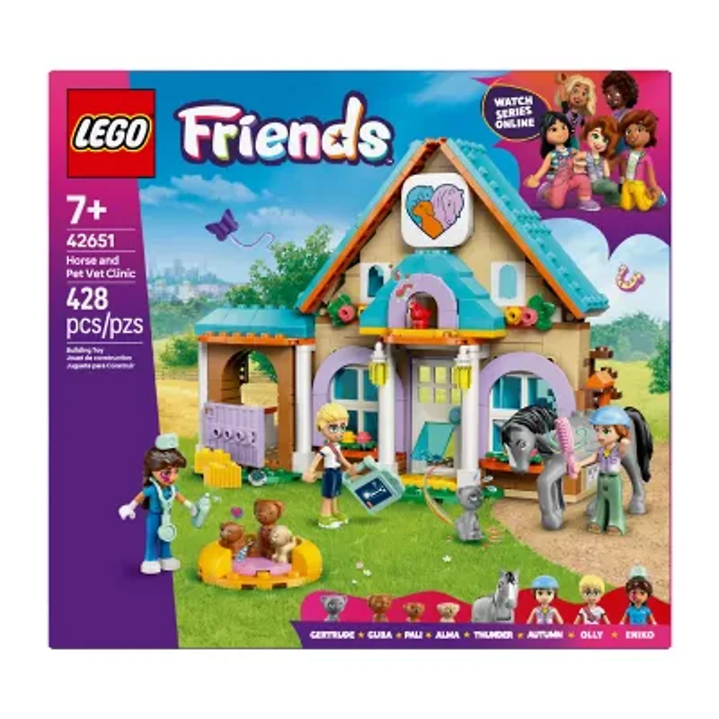 LEGO® Friends Vet Clinic Building Blocks 428-pc.