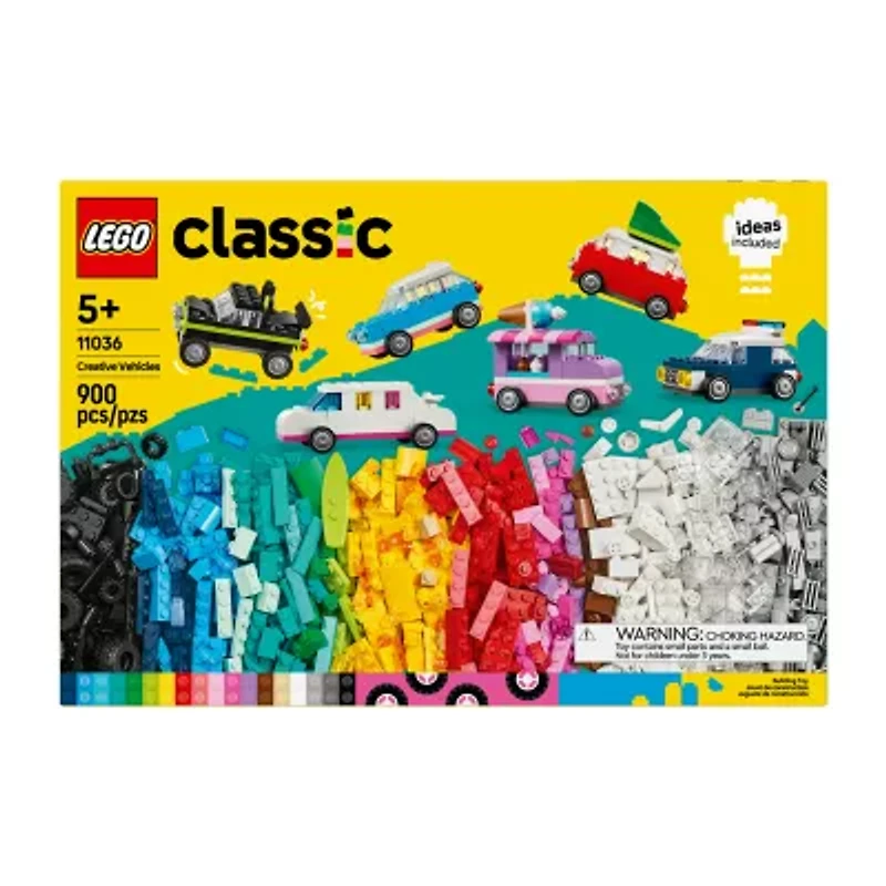 LEGO® Classic Creative Vehicle Building Blocks 900-pc.