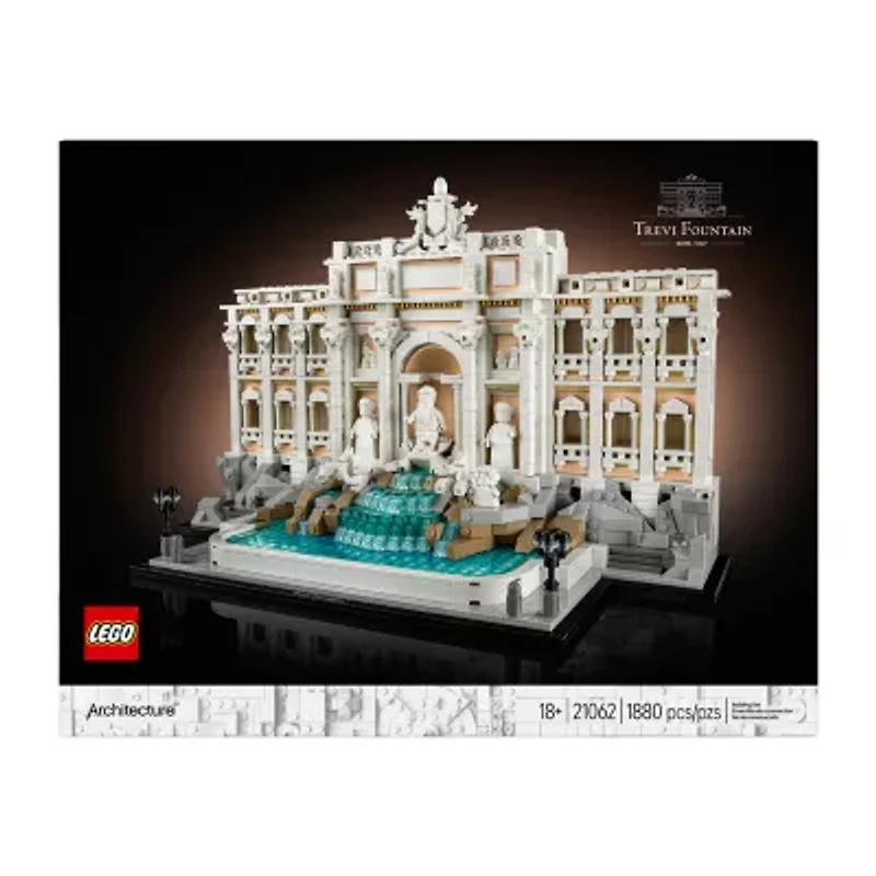 LEGO® Architecture Trevi Fountain 21062 Building Blocks 1880-pc.