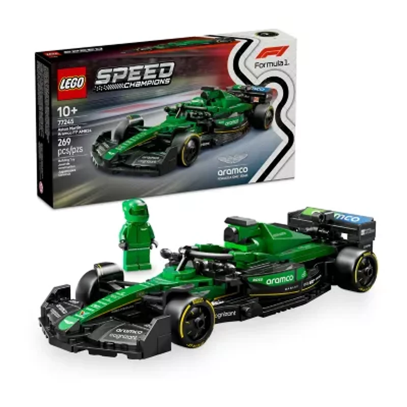 LEGO® Speed Champions Aston Martin Aramco F1 Race Car 77245 Building Blocks 269-pc.