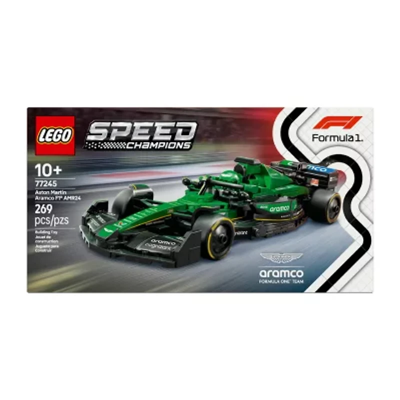 LEGO® Speed Champions Aston Martin Aramco F1 Race Car 77245 Building Blocks 269-pc.