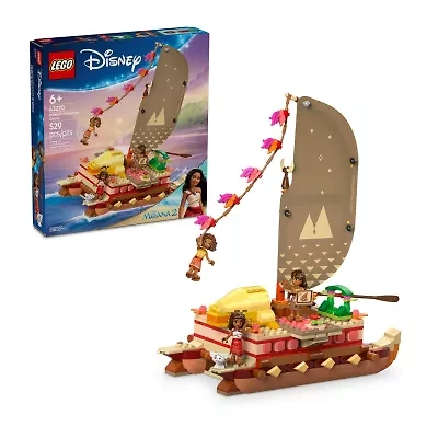 LEGO® Disney Moana Canoe Building Blocks 529-pc.