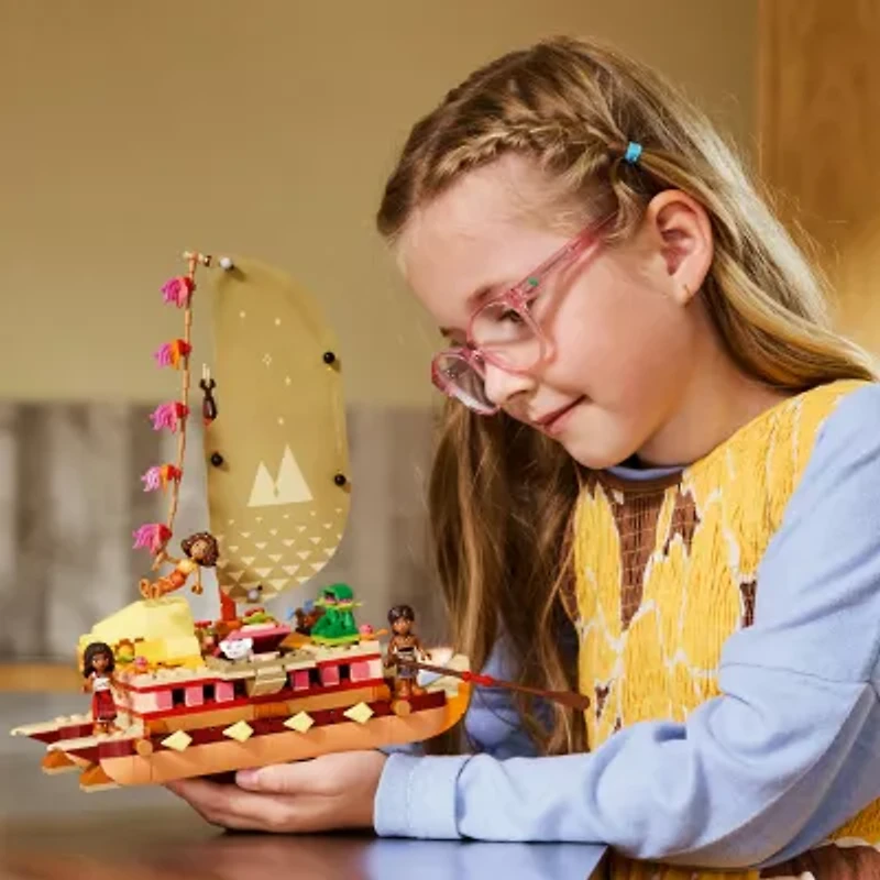 LEGO® Disney Moana Canoe Building Blocks 529-pc.