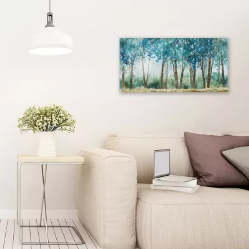 Courtside Market Sunwashed Grove 12x24 Canvas Art