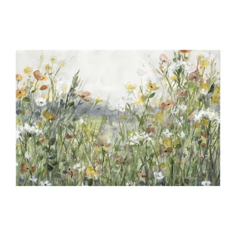Courtside Market Wildflower Field 18x26 Canvas Art