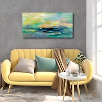 Courtside Market Pacific Beach 24x48 Canvas Art