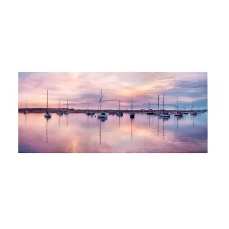 Courtside Market Sunset 24x48 Canvas Art