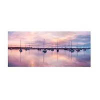 Courtside Market Sunset 24x48 Canvas Art