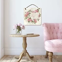 Courtside Market Wreath 12x12 Artboard With Twine Wood Wall Art