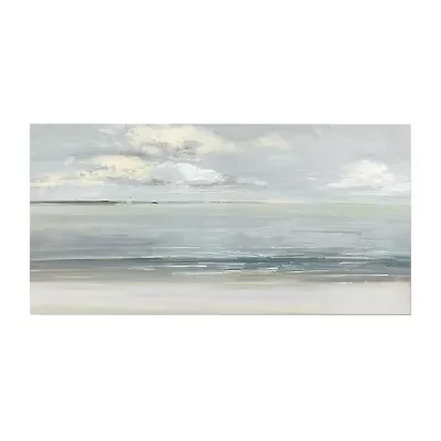 Courtside Market The Sea 12x24 Canvas Canvas Art