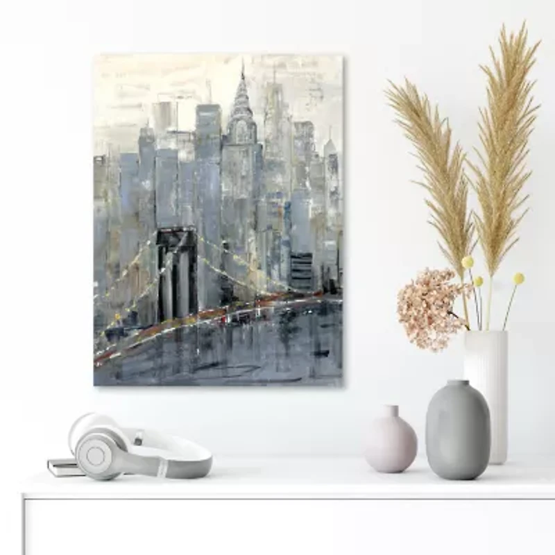 Courtside Market Midtown Morning 20x24 Canvas Art