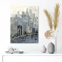 Courtside Market Midtown Morning 20x24 Canvas Art