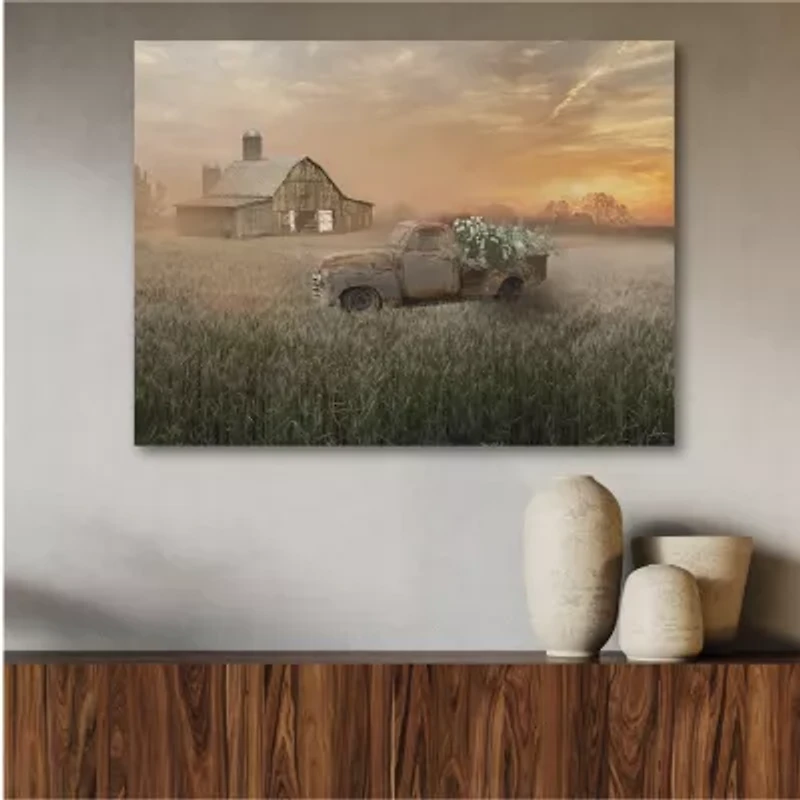 Courtside Market Sunset Farm 20x24 Canvas Canvas Art