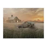 Courtside Market Sunset Farm 20x24 Canvas Canvas Art