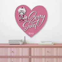 Courtside Market Strawberry Shortcake Berry Sweet Heart 12x12 Artboard Wood Wall Art