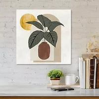 Courtside Market Santa Fe Evening 16x16 Canvas Art